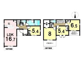 リーブルガーデンあま市篠田陰島第2　全1棟　新築一戸建て