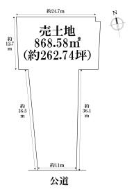 ●名古屋市港区藤前５丁目　建築条件なし売土地