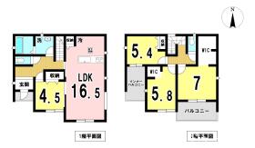 一宮市苅安賀駅西　新築一戸建て