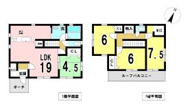 一宮市上祖父江　中古一戸建て