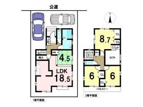 北名古屋市久地野戌亥　中古一戸建て
