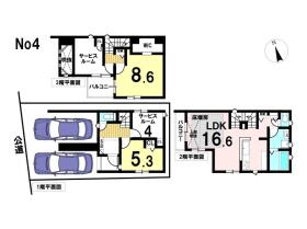 MELDIA名古屋市南区桜台207④　全4棟　4号棟　新築一戸建て