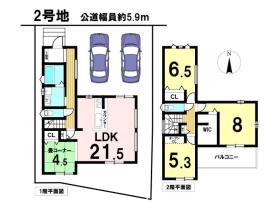 □ファーストタウン岐阜市第1八ツ梅町　全2棟　2号棟　新築一戸建て