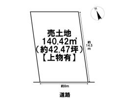 桑名市大字矢田　建築条件なし土地
