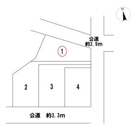 一宮市西大海道字柏木　全4棟　1号棟　新築一戸建て