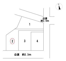 一宮市西大海道字柏木　全4棟　2号棟　新築一戸建て