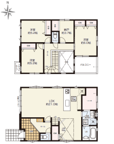 KIS名古屋市中川区中須町3期　全2棟　1号棟　新築一戸建て