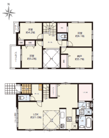 KIS名古屋市中川区中須町3期　全2棟　2号棟　新築一戸建て