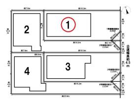 グラファーレ北名古屋市六ツ師8期　全4棟　1号棟