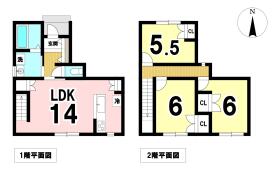 岐阜市茜部菱野2丁目　新築一戸建て