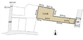 津島市本町1丁目　全5区画　E区画　建築条件なし土地