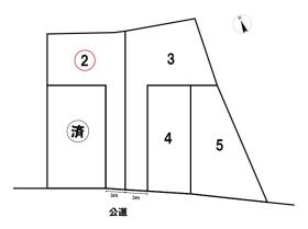 名古屋市緑区八つ松1丁目　全5区画　2号地　新築一戸建て