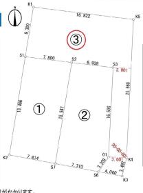 一宮市東印田町　全3区画　3号地　建築条件なし土地
