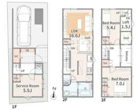 メルディア名古屋市中川区福住町　全1棟　新築一戸建て