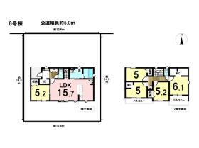 リーブルガーデン四日市市楠町北五味塚第10　全7棟　6号棟　新築一戸建て