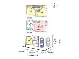 名古屋市南区呼続元町　全1棟　新築一戸建て