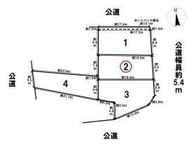 名古屋市中川区大当郎5期　全4区画　2区画　建築条件なし土地