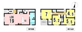 一宮市多加木1期　全3棟　1号棟　新築一戸建て