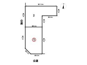 MELDIA名古屋市瑞穂区柳ケ枝町248①　全2区画　1区画　建築条件なし土地