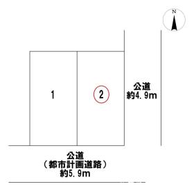 一宮市小信中島字萱場　全2棟　2号棟　新築一戸建て