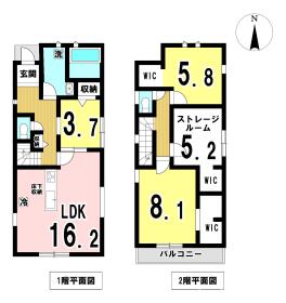 ●一宮市三条字古川　中古一戸建て