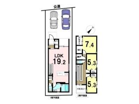 清須市廻間1丁目　全3棟　A棟　新築一戸建て