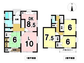 ●岐阜市西改田字若宮　中古一戸建て