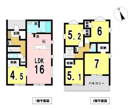 江南市曽本町　全2棟　1号棟　新築一戸建て