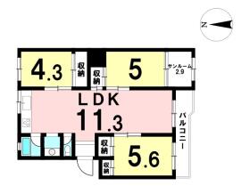嫁ヶ茶屋住宅B1号棟