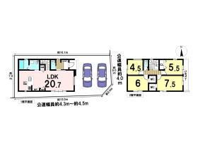 Re・Terrechez北名古屋市鹿田3期　全1棟　新築一戸建て