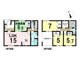 クレイドルガーデン一宮市萩原町西御堂第2　1号棟　新築一戸建て