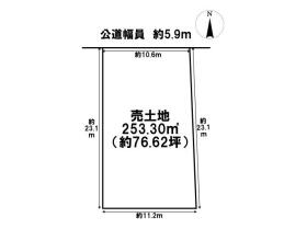 ○◎あま市本郷柿ノ木　建築条件なし土地