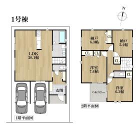 ミラスモ名古屋市熱田区旗屋216④　全4棟　1号棟　新築一戸建て