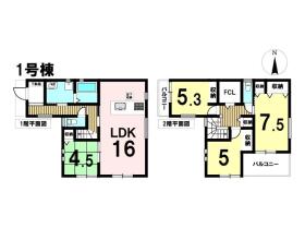 ファーストタウンあま市新居屋久渕郷第1　全2棟　1号棟　新築一戸建て