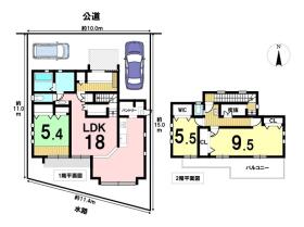 あま市中萱津足川　中古一戸建て