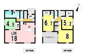 一宮市丹陽町九日市場第2　新築一戸建て