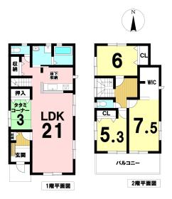 ●愛西市渕高町蔭島　中古一戸建て