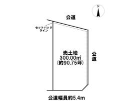 大治町北間島藤田　建築条件なし土地