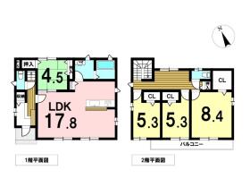 桑名市陽だまりの丘５丁目　中古一戸建て