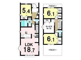 ミラスモ名古屋市西区円明町0238①　全1棟　1号棟　新築一戸建て