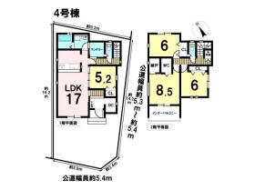 グラファーレ清須市中河原　全5棟　4号棟　新築一戸建て