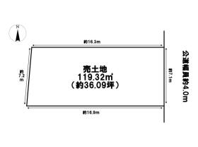 名古屋市中川区西日置2丁目　建築条件なし土地