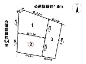 ミラスモ名古屋市西区稲生町261③　全3区画　2区画　建築条件なし土地