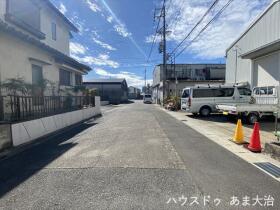 あま市中萱津道場　建築条件なし土地