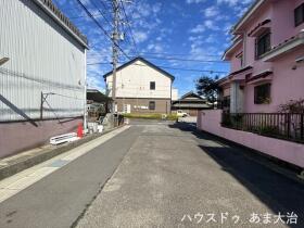 あま市中萱津道場　建築条件なし土地