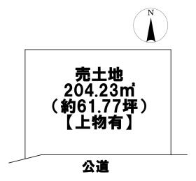 ●津島市牛田町字江南　建築条件なし土地