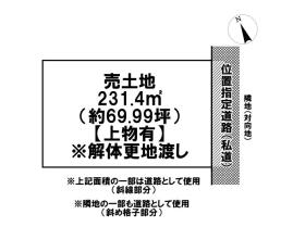 ●四日市市南富田町　建築条件なし土地
