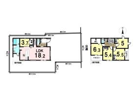 一宮市小信中島第2　全2棟　1号棟　新築一戸建て