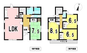 ●一宮市大和町妙興寺字坊ヶ池　中古一戸建て