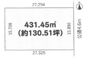 津島市柳原町１丁目　建築条件なし土地